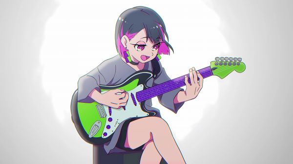 anime girls,musician