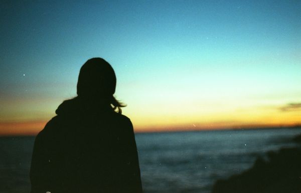 sunset,sea,sky,Sun,black,film