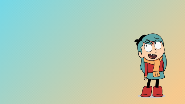 cartoon,cartoon girls,smiling,Hilda,Netflix,blue hair