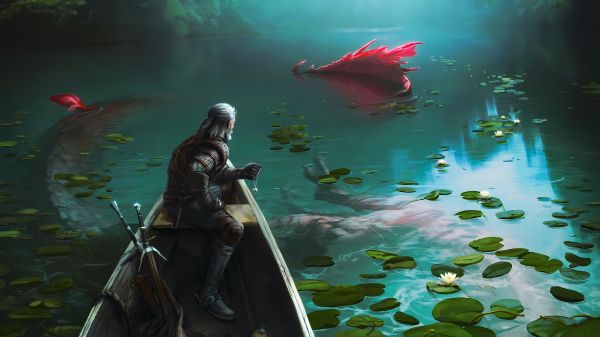 Computerspellen,ArtStation,The Witcher,Geralt of Rivia,PC gaming,Video Game Art