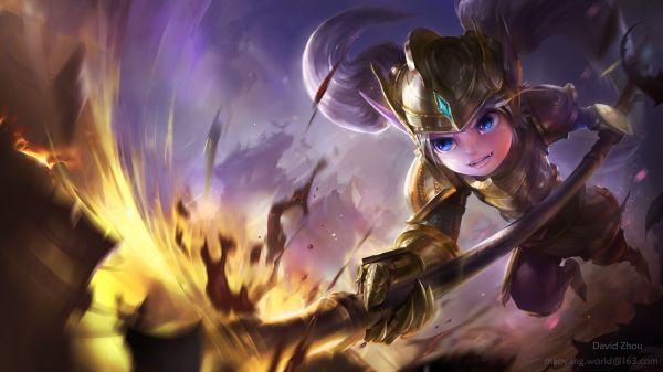 videojuegos,Anime,Liga de Leyendas,Poppy League of Legends,arte de fan,juegos