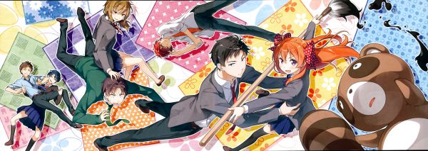 anime,Gekkan Shoujo Nozaki kun,illustration,Kantoku,serier,serietidning