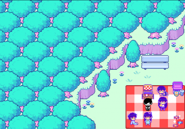 Omori,τέχνη pixel