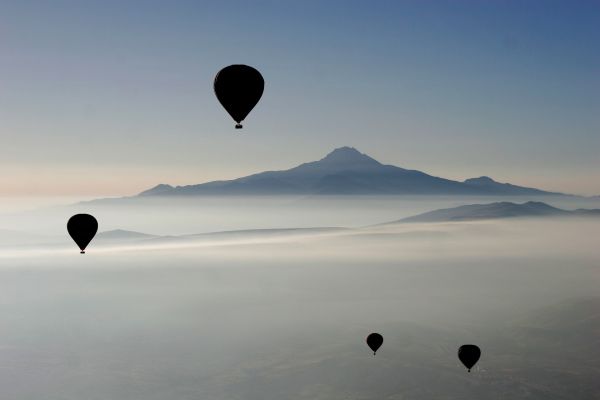 пейзаж, планини, природа, небе, превозно средство, фотография