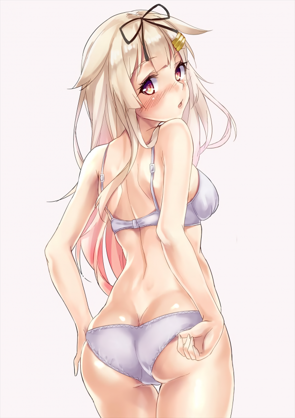 anime,animemeisjes,Kantai Collection,Yuudachi KanColle,ondergoed,beha