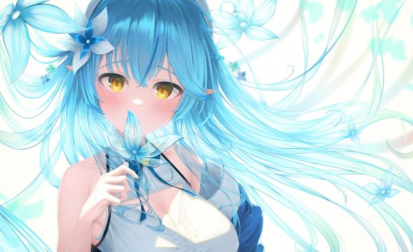 animemeisjes,Hololive,Yukihana Lamy,Virtual Youtuber