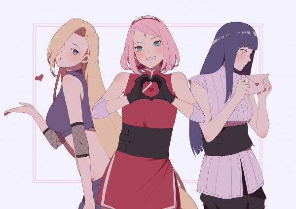 Naruto,Uzumaki Naruto,Yamanaka Ino,Haruno Sakura