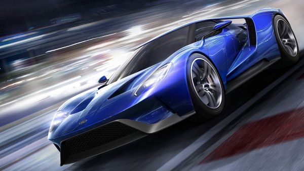 videojuegos,coche,vehículo,coche deportivo,Ford GT,Desenfoque de movimiento