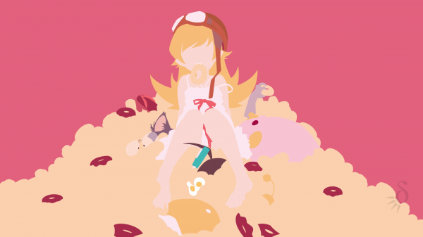 Série Monogatari, Anime, Filles anime, Oshino Shinobu, illustration, dessin animé