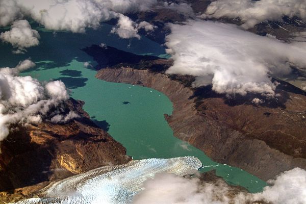 風景,海,湖,水,空,雪