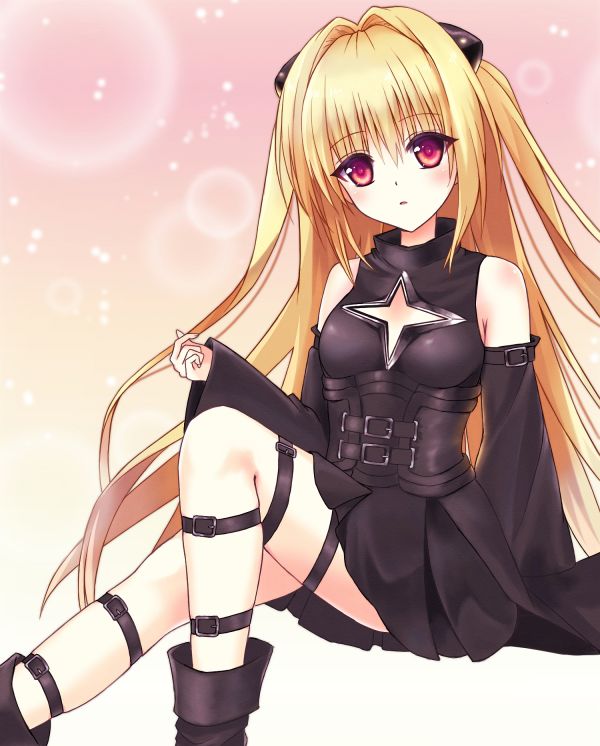 anime,κορίτσια anime,To Love ru,Χρυσή σκοτάδι,μακριά μαλλιά,ξανθιά