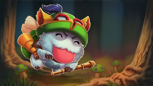 Illustration, Anime, League of Legends, Karikatur, Poro, Teemo