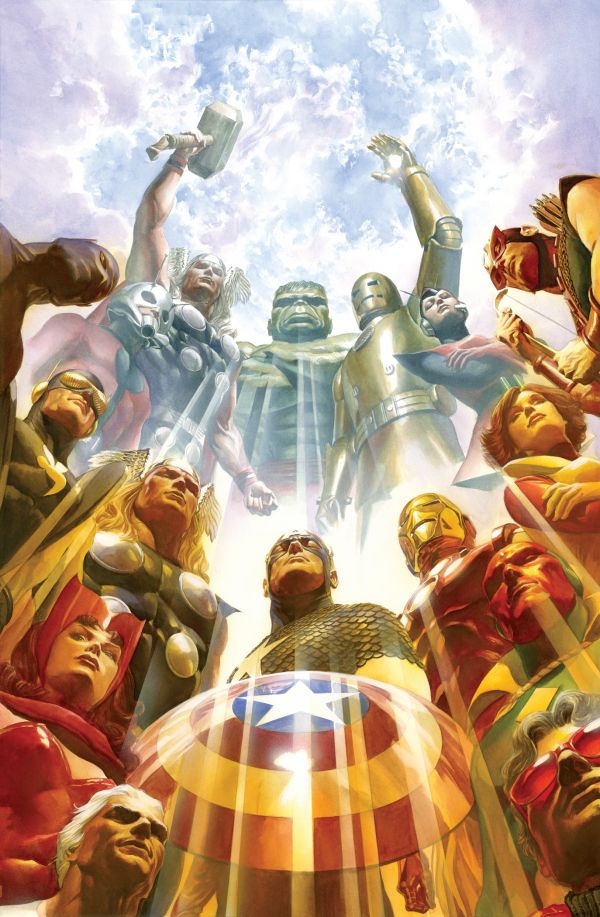 Alex Ross,งานศิลปะ,นิยายวิทยาศาสตร์,เวนเจอร์ส,Marvel Avengers,Thor Marvel Comics