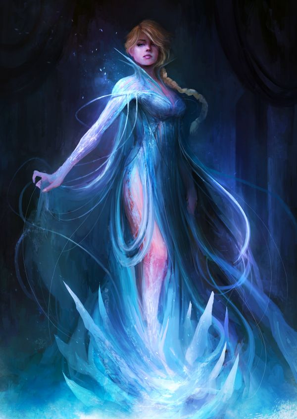 Karikatur,Fan Art,Gefrorener Film,Prinzessin Elsa,4950x7000 px