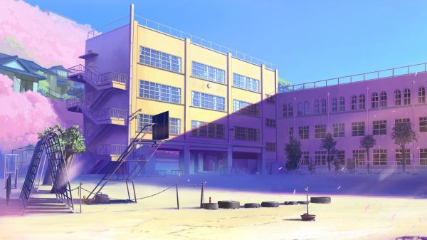 playground,street,building,Sun,weather,plaza