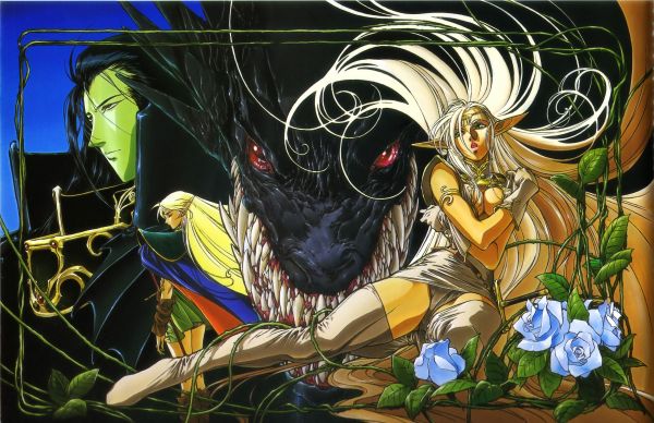 illustration,anime,tegneserier,Optag af Lodoss War,mytologi,vindue