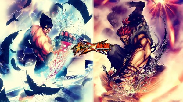 anime,muscles,Street Fighter X Tekken,screenshot,feathers,computer wallpaper