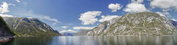 fiord,rdalsfjorden,Norvegia,natură,unghi larg