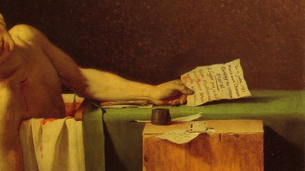 La peinture,la musique,jaune,Couvertures d'album,Jacques Louis David,La Mort de Marat