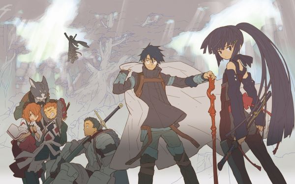 ilustrare,anime,fete anime,Log Horizon,Akatsuki Log Horizon,Nyanta