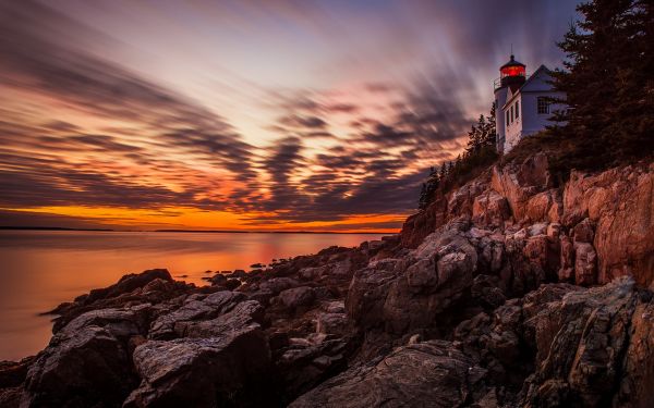 paesaggio,tramonto,mare,roccia,Alba,sera