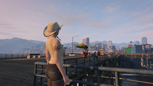 금발의,Grand Theft Auto V 온라인,그랜드 도난 자동차 V,안경,안경을 든 여성,문신