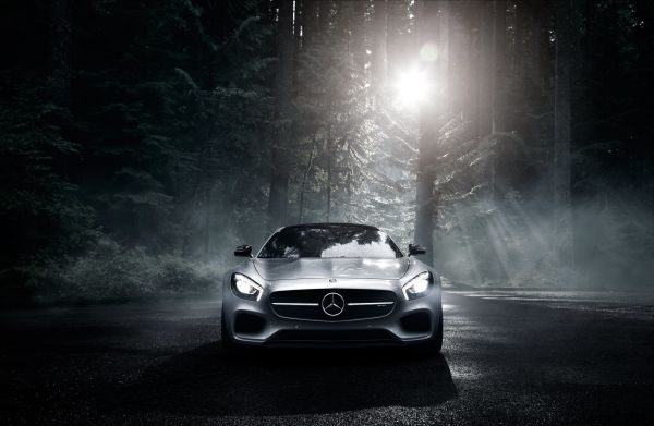 zilver,Mercedes Benz,AMG,gt s,2016,hout