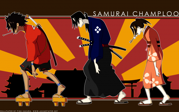 Samurai Champloo,Fuu,Jin Samurai Champloo,Mugen,Mit Wasserzeichen versehen