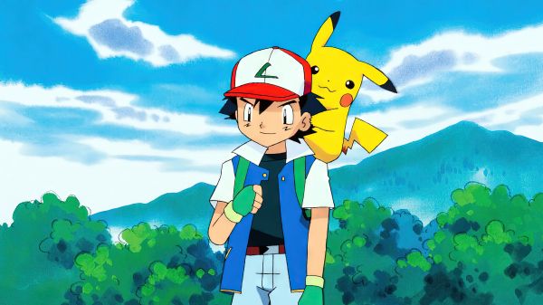 pokemon,anime,animácie,production cel,animované filmy,ash Ketchum