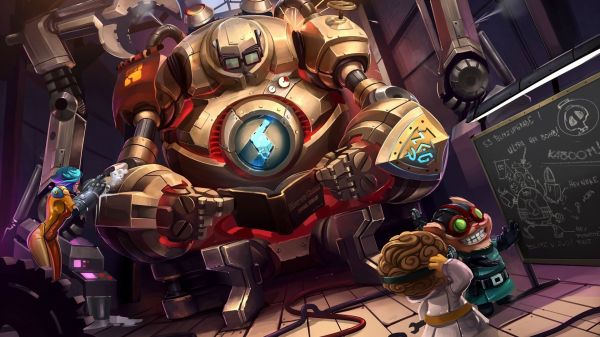 Blitzcrank League of Legends, Heimerdinger, Liga de Leyendas, robot, Vi League of Legends, 1920x1080 px