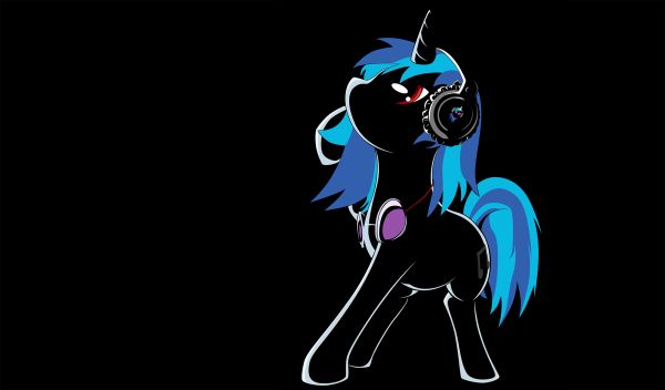 kuda, My Little Pony, ilustrasi, gambar kartun, pony, vinyl Scratch