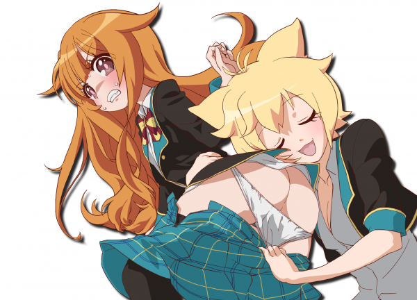 animeflickor,blond,Amatsuka Mao,Kirara Bernstein,GJ Bu,yuri