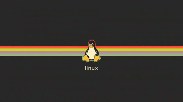 Linux,Tux,gruvbox,pingvinek,csíkok