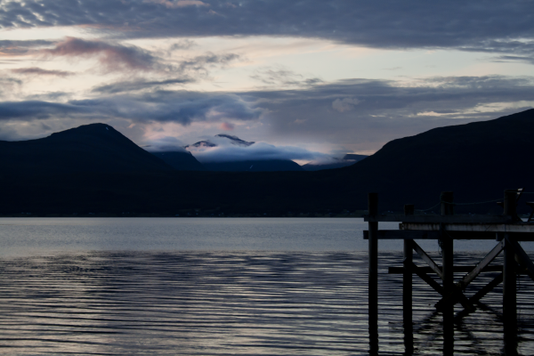 fjellene,hav,Brygge,natur,landskap,himmel