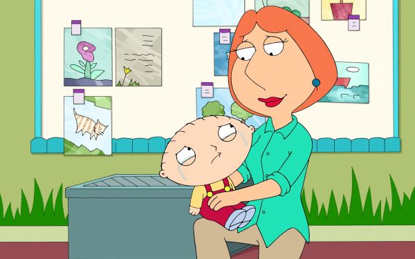 Người đàn ông của gia đình,3840x2400 px,Khóc,Lois Griffin,Stewie Griffin