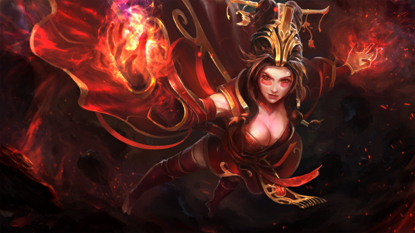 Dota 2,lina,taika-