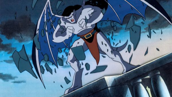 animatie, spotprent, animatieserie, production cel, Gargoyles TV Series, Goliath