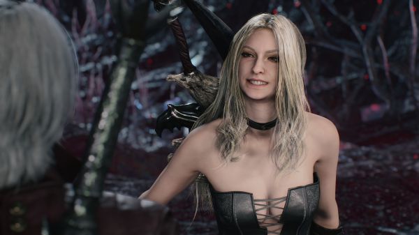 paholainen saattaa itkeä,devil may cry 5,Trish