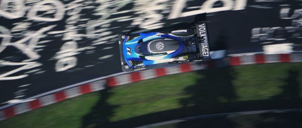 Нюрбургринг,Volkswagen,Volkswagen ID R,гоночные машины,Assetto Corsa,Игры для ПК