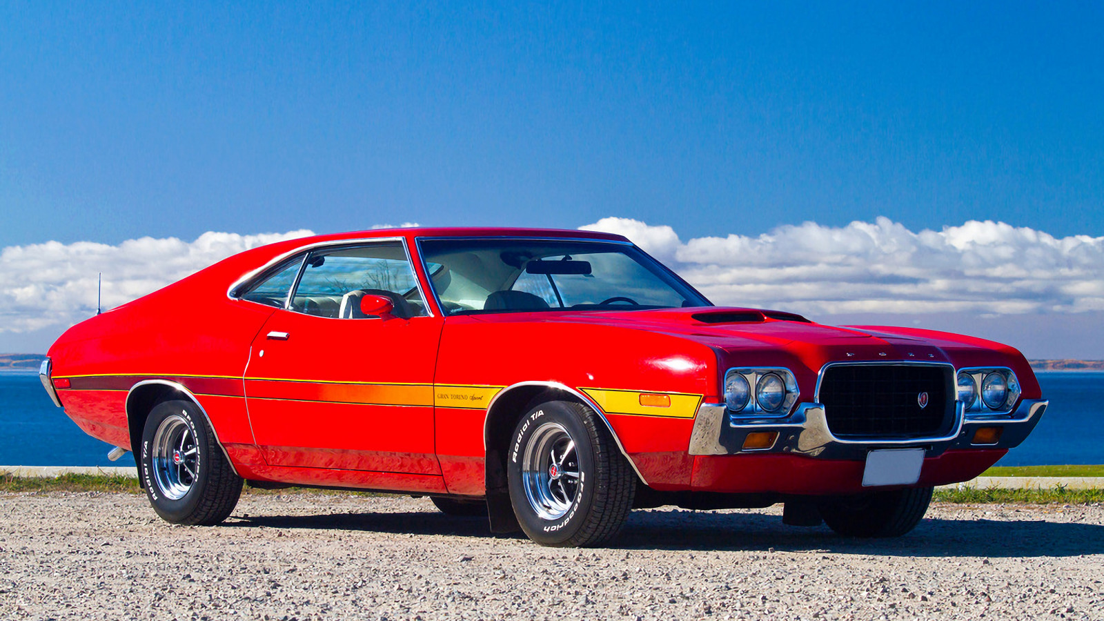 Ford Gran Torino, muscle car, veicolo, auto