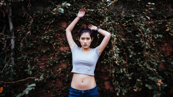 Asia,jeans,perut,Crop Top