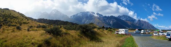 Új Zéland,Mt Cook,hegyek