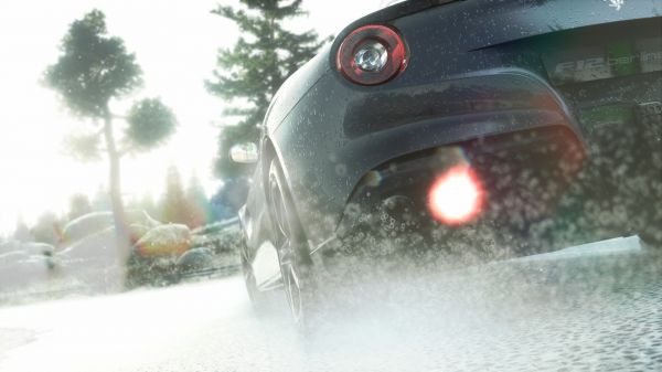 Videospel,bil,Ferrari,Driveclub,Ferrari F12berlinetta,snö