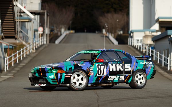 Nissan Skyline R32,HKS,mobil balap,livery,Nissan,Nissan Skyline