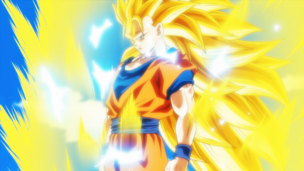 ilustrare,anime,Dragon Ball GT,Fiul Goku,trunchiuri,galben