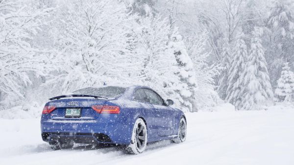 car,vehicle,sports car,snow,Audi A7,driving