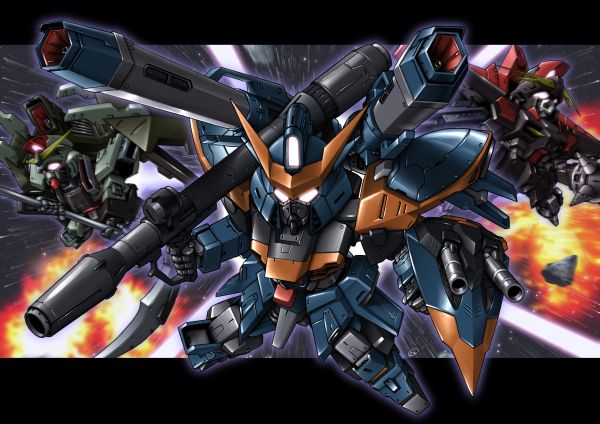 anime,mechs,Gundam,Super Robot Taisen,Mobile Suit Gundam SEED,Calamity Gundam