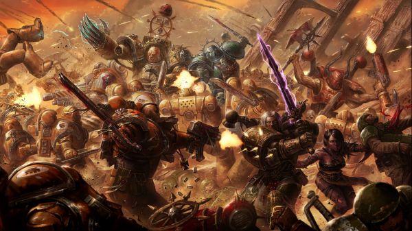 Warhammer,Warhammer 30 000,Warhammer 40 000,science fiction,kraft rustning,krig