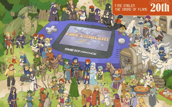 Vuur embleem,GameBoy Advance,Handheld console,Fire Emblem The Blazing Blade