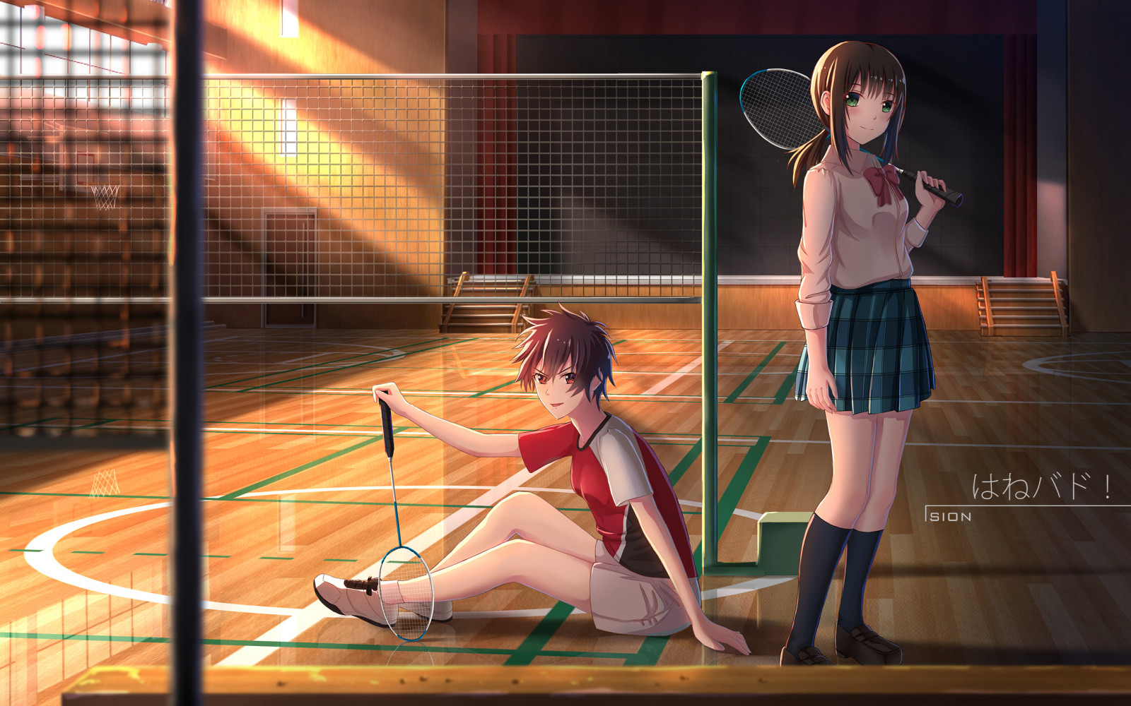 HANEBADO, animeflickor, Hanesaki Ayano, Aragaki Nagisa